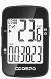 COOSPO BC26 Fahrradcomputer, GPS, Bluetooth, kabellos, mit Geschwindigkeitsalarm, 2,3-Zoll-LCD-Display, IPX7, wasserdicht, für Rennrad, MTB, Fahrrad