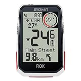 SIGMA Sport ROX 4.0 White| Fahrradcomputer kabellos GPS & Navigation inkl. GPS Halterung | Outdoor GPS Navigation mit Höhenmessung Farbe: Weiß