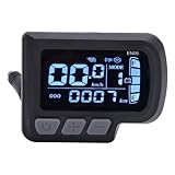 Electric Scooter LCD-Panel, 24-48V-Fahrrad-Tachometer USB-Ecycle-Display mit unvollständigem Stecker, Fahrradcomputer, das mit OMD-Protokoll kompatibel ist