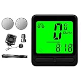 Fahrradcomputer Kabellos, Automatischer Start/Stopp Fahrrad tacho kabellos, Digitales Display Wasserdicht & Leuchtendes Display Für Mountainbike Trekkingrad ATV Motorrad Geländefahrzeug