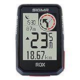SIGMA SPORT ROX 2.0 Black | Fahrradcomputer kabellos GPS & Navigation inkl. GPS Halterung | Outdoor GPS Navigation für pures Fahrvergnügen, Schwarz, 44,9 x 73,6 x 18,4 mm