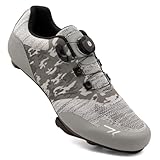Feyenold Herren Fahrradschuhe Damen Radsport Schuhe Kompatibel mit Peloton & Kompatible Installation Look SPD SPD-SL Delta Lock Pedal Reitschuhe CF 43 EU