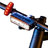 Fahrradlicht USB Aufladbar, LED Fahrradlichter Set, Fahrrad Vorne und Rücklicht, USB Wiederaufladbare IPX5 wasserdichte Fahrradbeleuchtung
