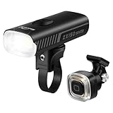 Magicshine Fahrradlicht Set ZX150 und VTG50mit 6700mAh akkubetriebenes Vorderlicht und Rücklicht, 7,5h Akkulaufzeit I USB aufladbar & wasserdicht I StVZO zugelassen I LED Fahrrad Licht vorne