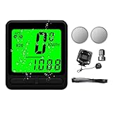 Fahrradcomputer - Fahrradcomputer Kabellos Mit Geschwindigkeitsmesser,Digitales Display Wasserdicht & Leuchtendes Display Für Mountainbike Trekkingrad ATV Motorrad Geländefahrzeug