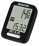 Sigma Sport Sigma BC 5.16 Fahrradcomputer, Schwarz, One size