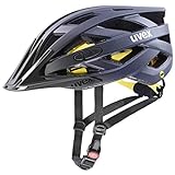 uvex i-vo cc MIPS - leichter Allround-Helm für Damen und Herren - MIPS-Sysytem - erweiterbar mit LED-Licht - midnight - silver matt - 56-60 cm