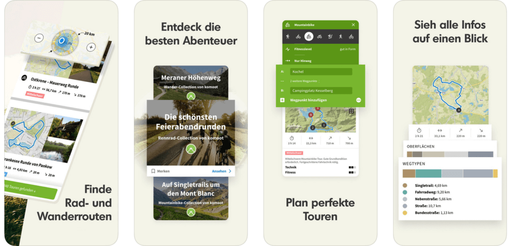 Komoot Navigations App
